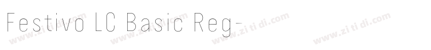 Festivo LC Basic Reg字体转换